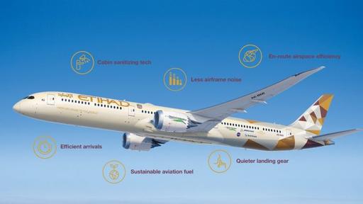 Boeing testing quieter and cleaner flights with Etihad Airways