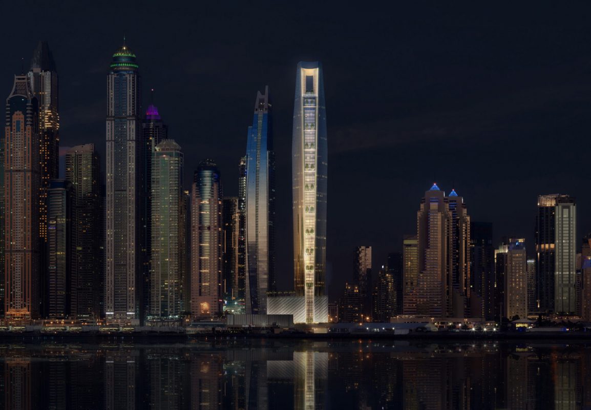 The world’s tallest hotel reaches construction milestone