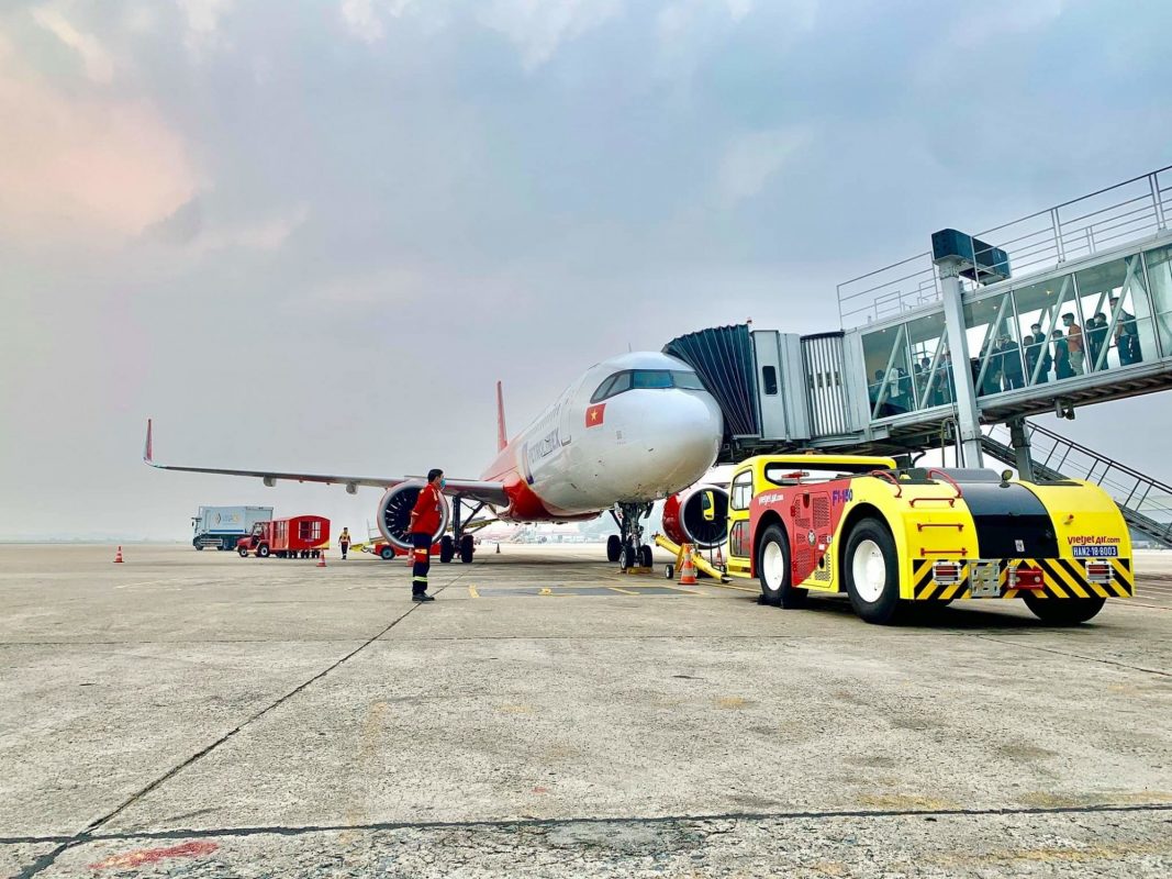 Vietjet self-handled ground operations at Noi Bai International Airport