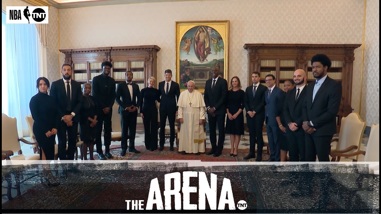 NBA Players Travel To Rome To Meet The Pope | NBA on TNT