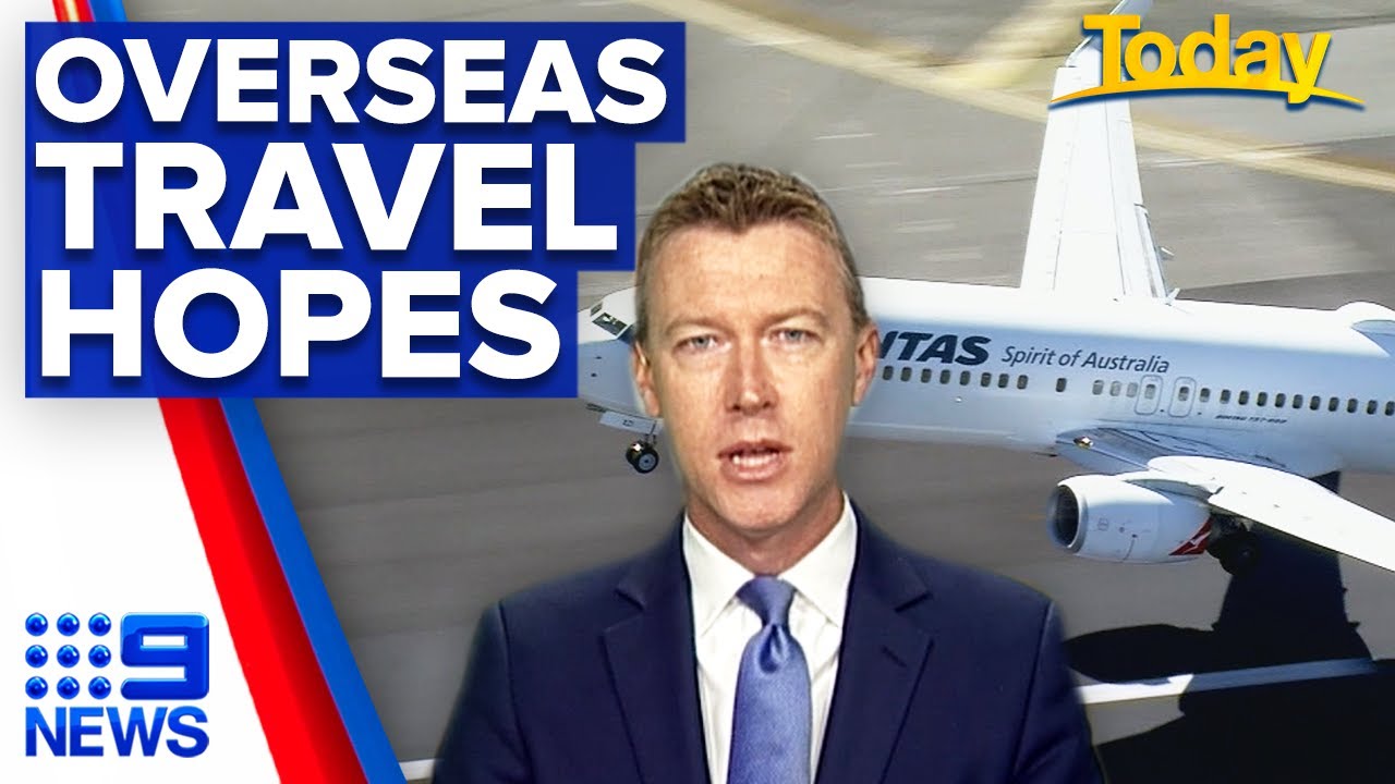 Qantas hopes to resume international travel in October | 9 News Australia
