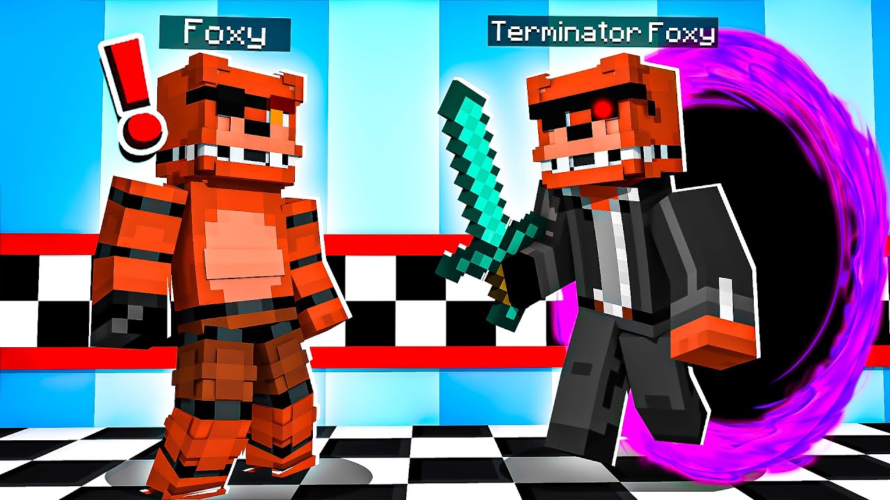 Foxy Using TIME TRAVEL to Save Freddy | Minecraft Five Nights at Freddy’s FNAF Roleplay