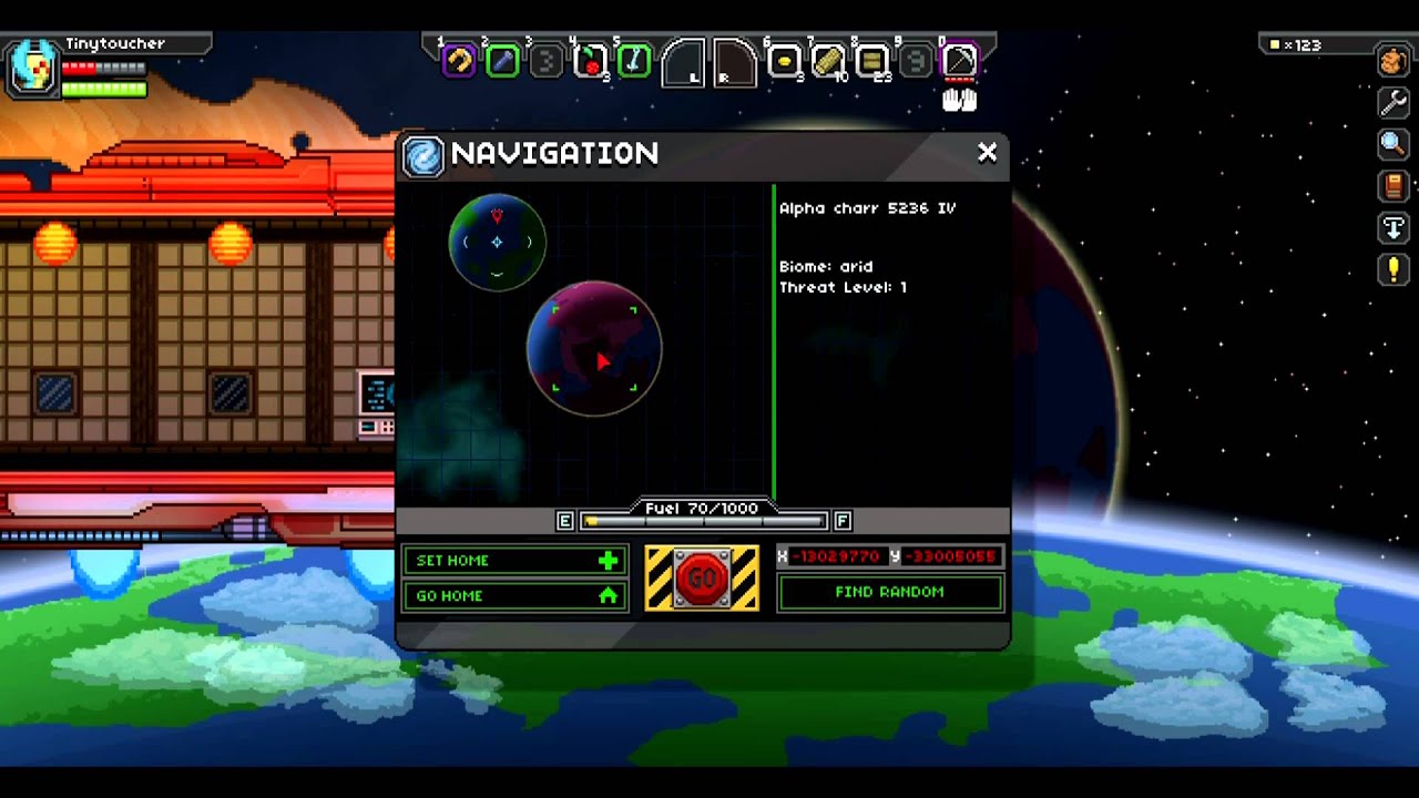 Starbound Tutorial How to Travel To other Planets