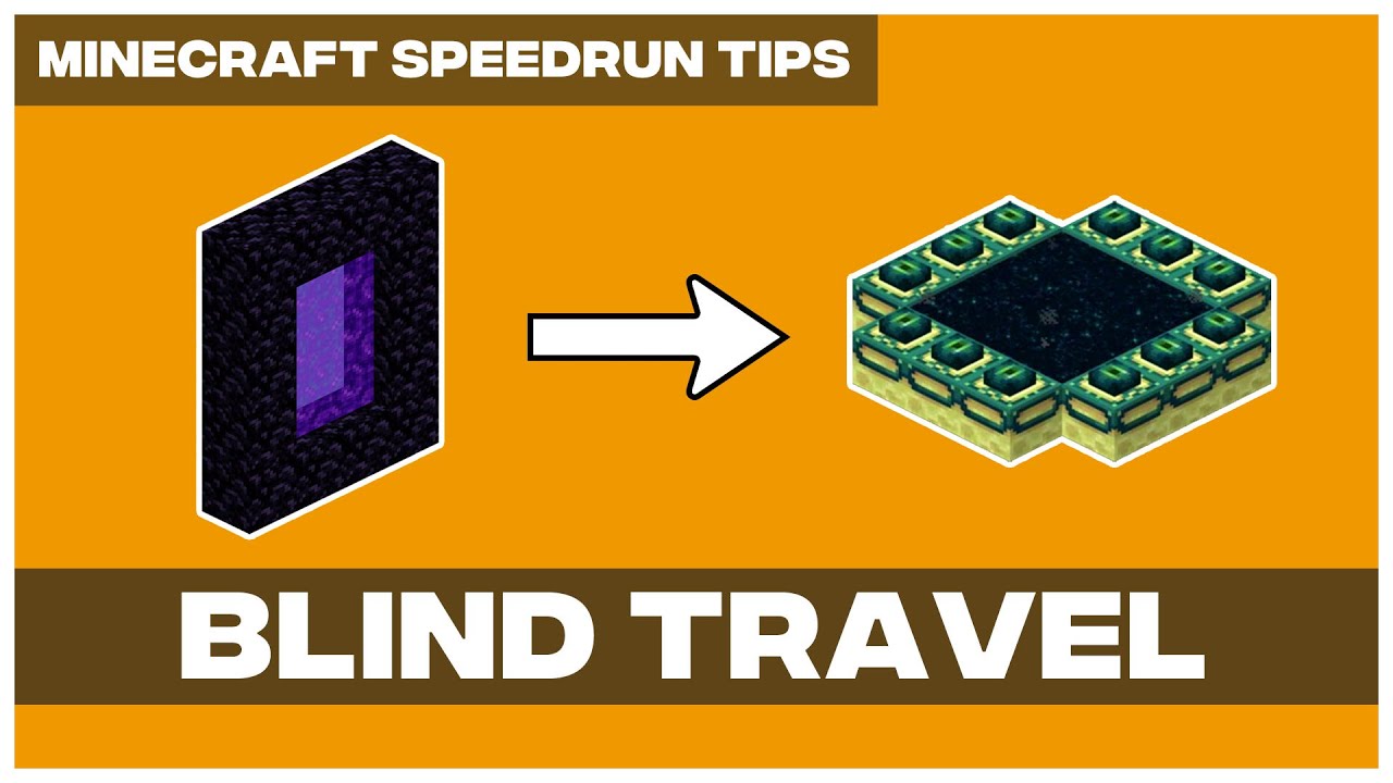 How to Blind Travel in Minecraft - Find Stronghold Quickly [Minecraft Speedrunning]