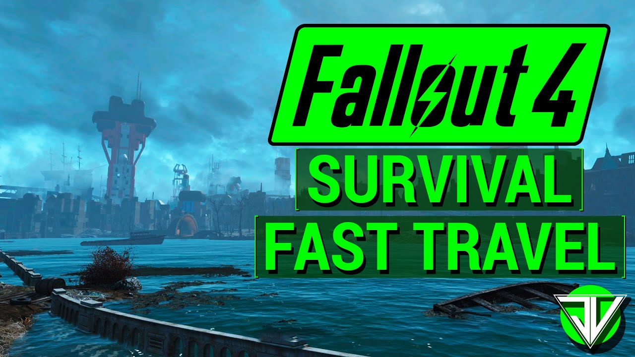 FALLOUT 4: How To FAST TRAVEL in NEW Survival Mode! (Vertibird Signal Grenade & Institute Teleport)