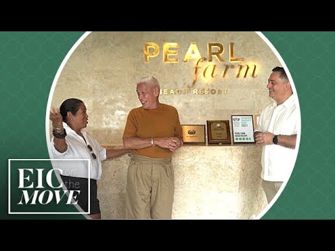 Raul Manzano and guest, Chef Margarita Fores travel to Pearl Farm, Davao | EIC on the Move