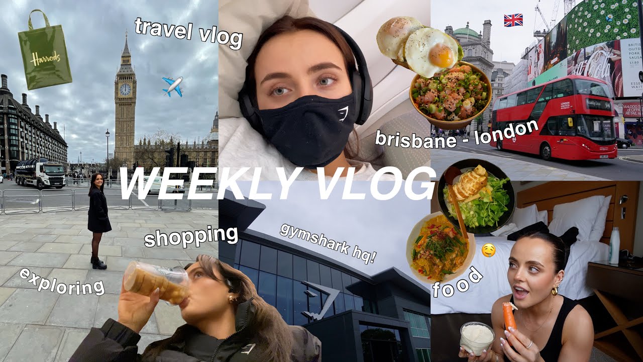 WEEKLY VLOG | TRAVEL TO LONDON FROM AUSTRALIA | EXPLORING | CITY SHOPPING | FOOD | Conagh Kathleen