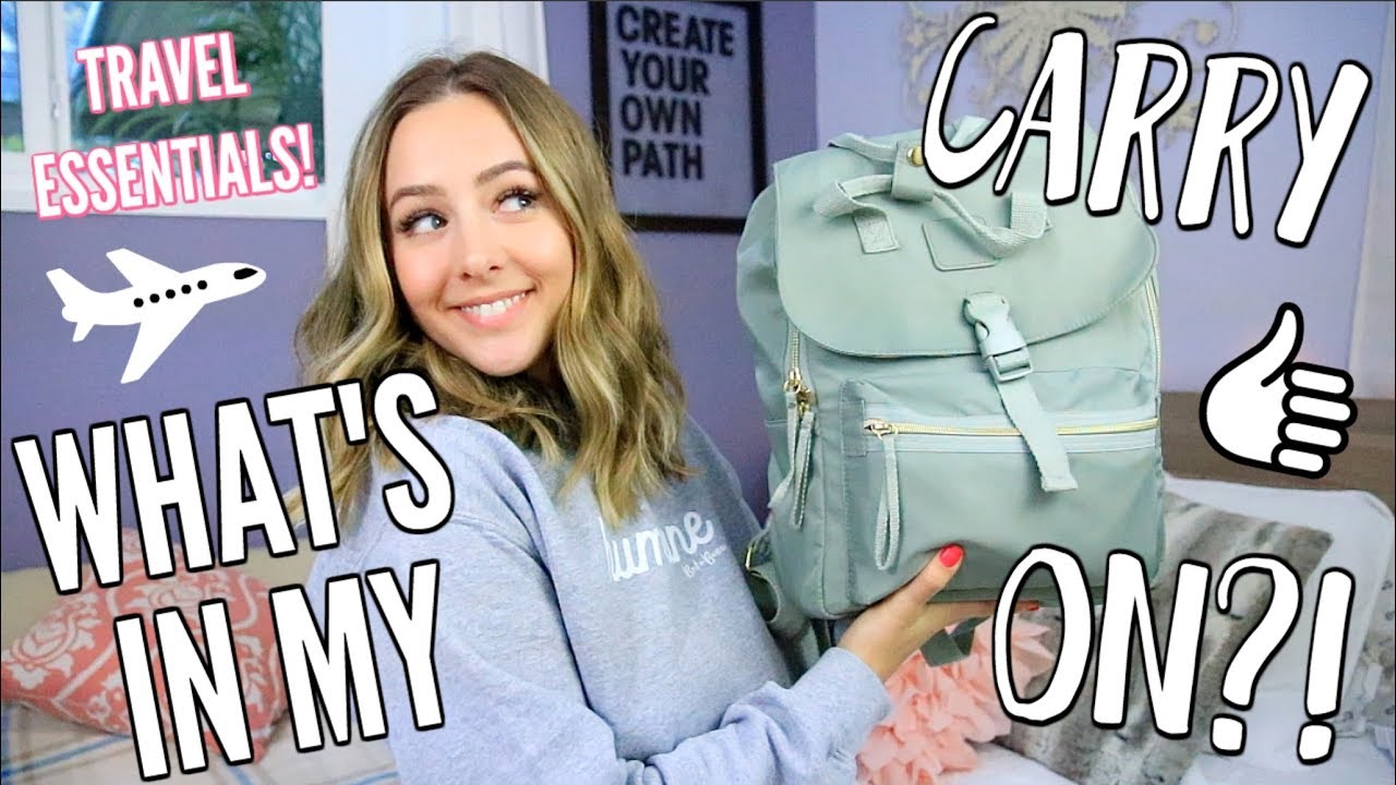 What's In My Carry On? + Travel Essentials!