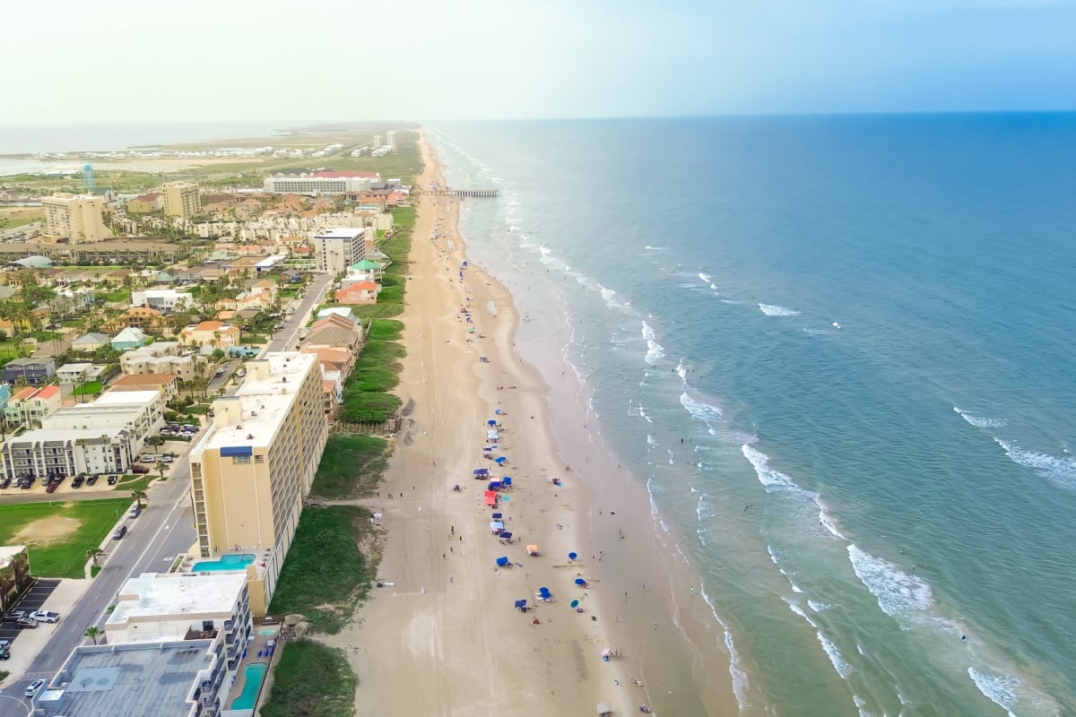 South Padre coastline